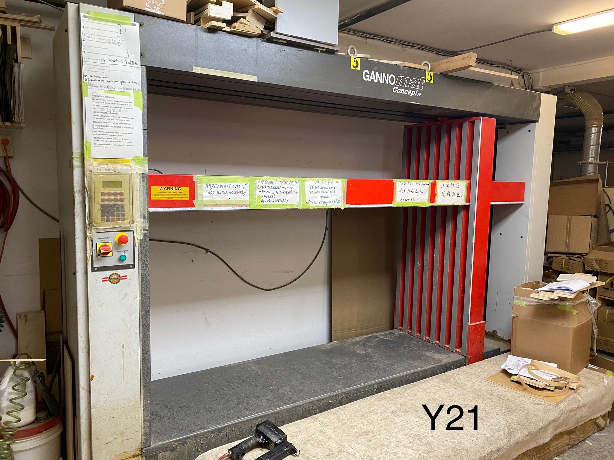 Gannomat Concept 70 Case Clamp (with auto-touch & stop sensor and auto-open timer)