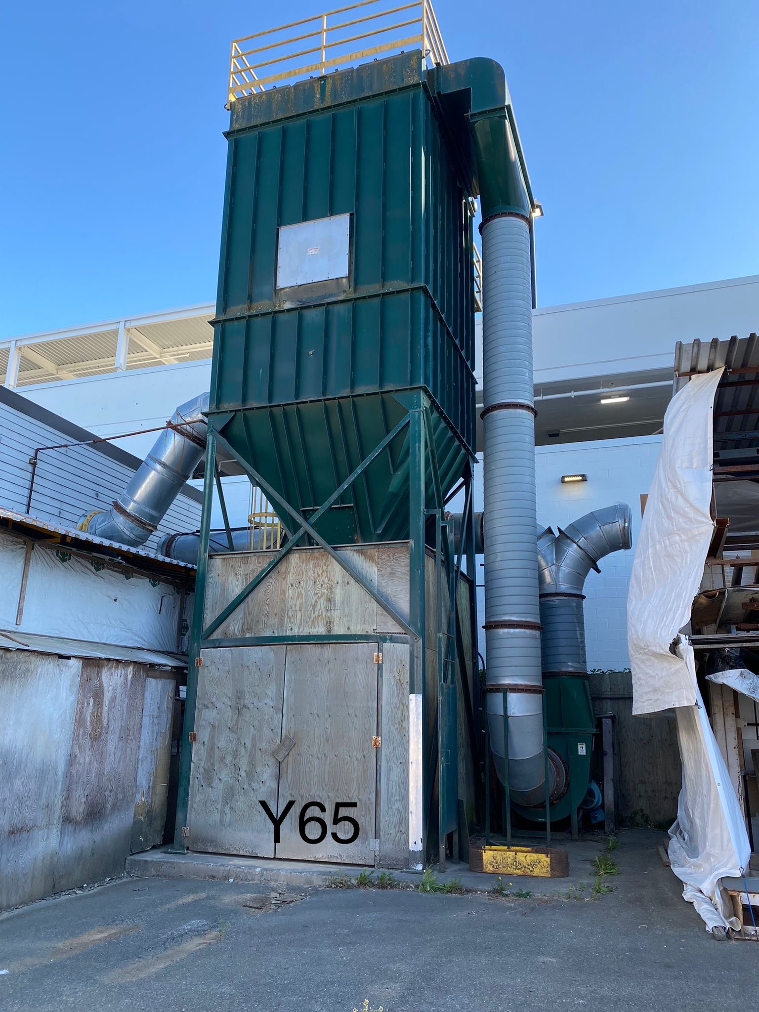 75 HP Outdoor Dust Collector with Return Air Function
