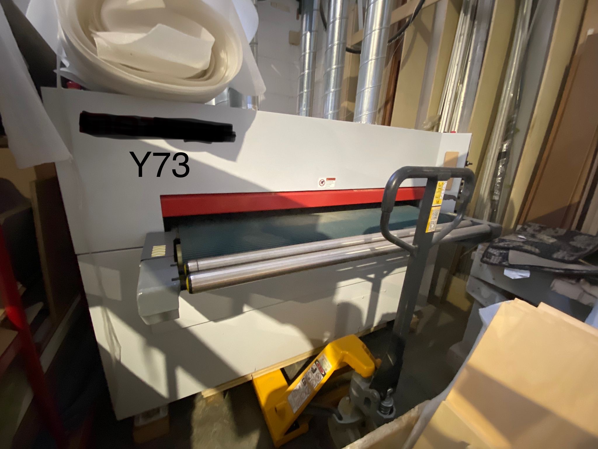 Wire Brush Machine (2 brushing heads for veneer/solid wood & one denib head; with 52