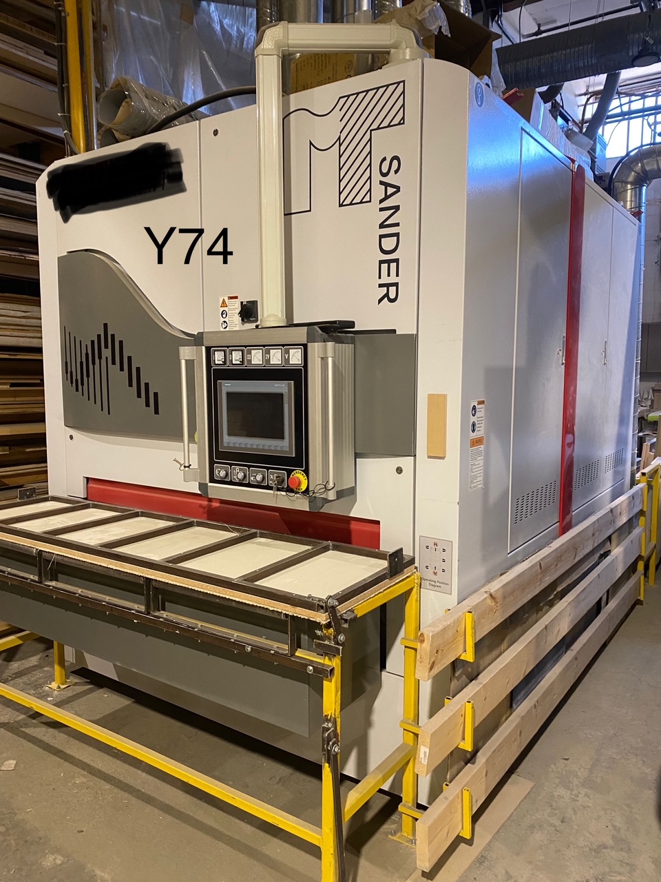 Wide Belt Sander (for RAW MDF/solid wood sanding plus in-between lacquer-coating sanding; with 52